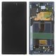 LCD compatible with Samsung N975F Galaxy Note 10 Plus, (black, with frame, Original, service pack) #GH82-20838A