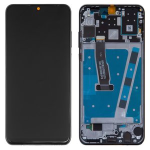 Дисплей для Huawei P30 Lite, черный, с рамкой, Original PRC , 48 MP 