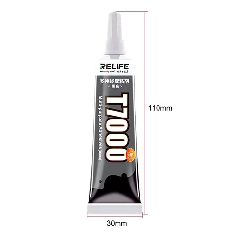 Sealant Glue RELIFE T7000, for touchscreen LCD gluing, 15 ml, black 