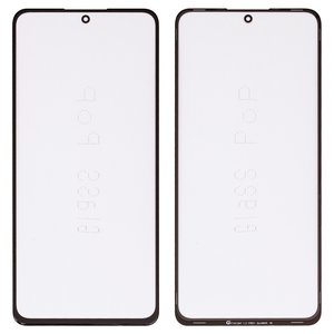 Housing Glass G+OCA PRO compatible with Xiaomi Redmi Note 11 Pro 5G, with OCA film, black 