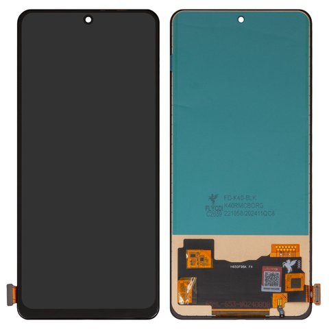 LCD compatible with Xiaomi Mi 11i, Poco F3, Poco F4, Redmi K40, black, without frame, FLYCDI, TFT
