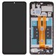 LCD compatible with Samsung A065 Galaxy A06, (black, with frame, Original (PRC))