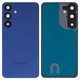 Housing Back Cover compatible with Samsung S936 Galaxy S25 Plus, (dark blue, with component, with camera lens, Original (PRC), navy)