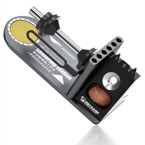 Soldering Stand Mechanic RS5, with shavings to clean the tip, with organizer 