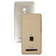 Panel trasero de carcasa puede usarse con Asus ZenFone 5 (A501CG), dorada, con botones laterales