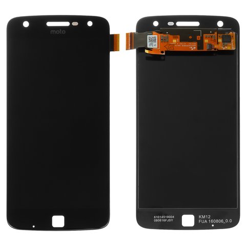 Pantalla LCD puede usarse con Motorola XT1635 02 Moto Z Play, negro, sin marco, Original PRC