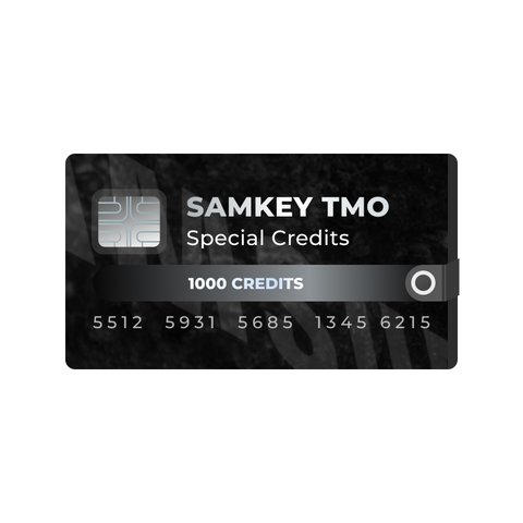 Créditos especiales Samkey TMO 1000 créditos 