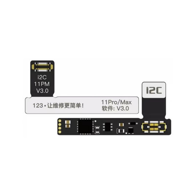 Cable plano sobrepuesto i2C para batería de iPhone 11 Pro / 11 Pro Max -  GsmServer