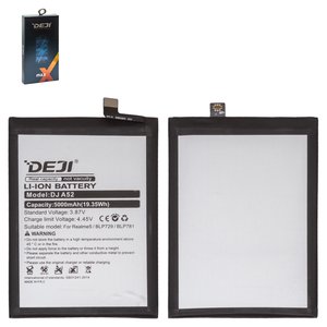 Batería Deji BLP729 puede usarse con Realme 5, 5i, 5s, C11 2021 , C20, C21, C21Y, C3, Li ion, 3.87 V, 5000 mAh