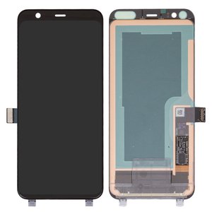 Pantalla LCD puede usarse con Google Pixel 4, negro, sin marco, Original PRC 