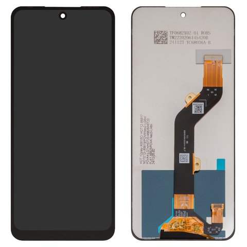 Pantalla LCD puede usarse con Tecno Pova Neo 3 LH6n , negro, sin marco, original vidrio reemplazado