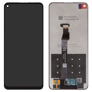 Pantalla LCD puede usarse con Huawei P40 Lite, negro, versión 5G , sin marco, Box  1540394743