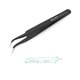 Pinzas para smd RELIFE ESD-15, curvada, antiestática, 120 mm, negro