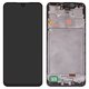 Pantalla LCD puede usarse con Samsung A165 Galaxy A16, negro, con marco, Original (PRC)