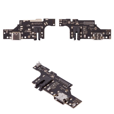 Cable flex puede usarse con ZTE Blade V40 Vita, del conector de carga, del conector de auriculares, con micrófono, con componentes, High Copy, placa del cargador