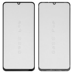 Vidrio de carcasa G+OCA PRO puede usarse con Realme C51, C53 NFC, Narzo N53, Note 50, con película OCA, negro