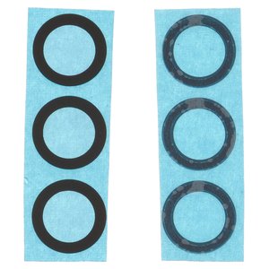 Vidrio de cámara puede usarse con Samsung S711 Galaxy S23 FE, S911 Galaxy S23, S916 Galaxy S23 Plus, S921 Galaxy S24, negro, sin marco, juego de 3 uds.