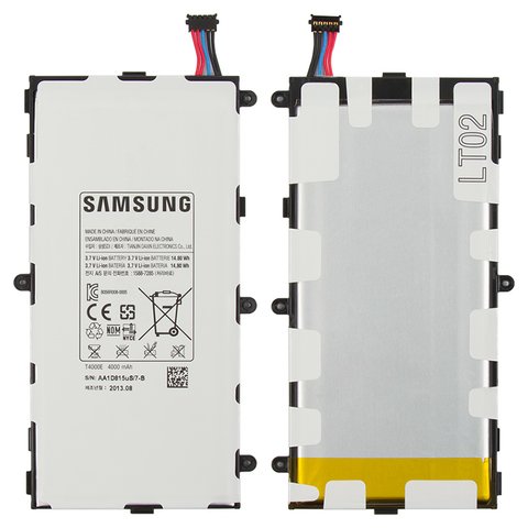 Акумулятор T4000E для Samsung P3200 Galaxy Tab3, T210, Li ion, 3,7 В, 4000 мАг, Original PRC 
