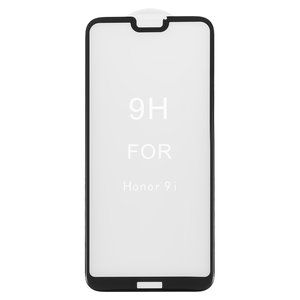 Защитное стекло All Spares для Huawei Honor 9i 2018 , 5D Full Glue, черный
