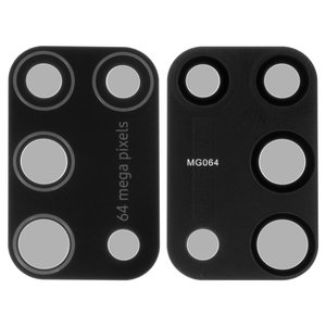 Скло камери для Samsung M315 Galaxy M31, чорне