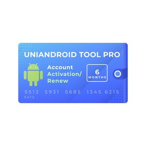 Активація акаунту Продовження доступу до UniAndroid Tool Pro на 6 місяців