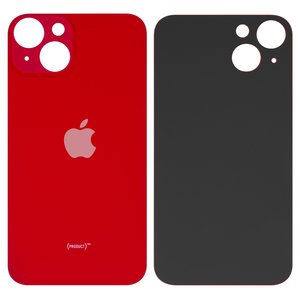 Задня панель корпуса для iPhone 13, червона, не потрібно знімати скло камери, big hole