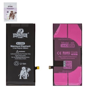 Акумулятор Da Luxiang для Apple iPhone XR, Li ion, 3,82 B, 3442 мАг, збільшена ємність, original IC