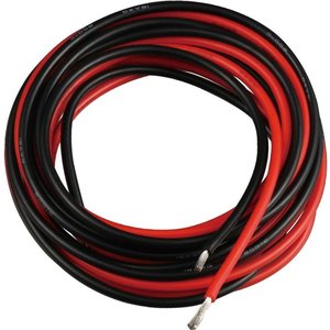 Провод в силиконовой изоляции 16AWG, 1,27 мм², 1 м, красный, UL3135