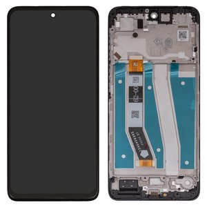 Дисплей для Motorola Moto G14 PAYF0010IN, черный, с рамкой, Original PRC , 1540458362