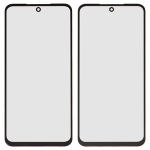 Скло корпуса для Xiaomi Redmi 10 2021 , Redmi 10 2022 , з ОСА плівкою, чорне