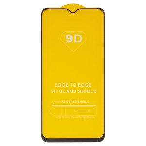 Защитное стекло для Samsung A207 Galaxy A20s, совместимо с чехлом, Full Glue, без упаковки , черный