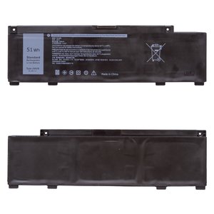 Аккумулятор 266J9 для Dell G3 3590, G3 3779, G3 3790, G5 5587, G5 5590, Inspiron 14 5490, Inspiron 14 5498, Li ion, 11,40 B, 4200 мАч, Original PRC , 0415CG C9VNH 0PN1VN 0M4GWP 