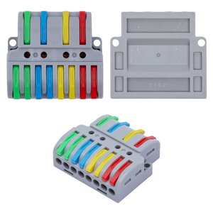 Клема швидкого монтажу D4 8 SPl 84, прохідна, 0,2–4 мм², 250 В, 32A