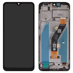 Дисплей для Tecno Spark 10C, чорний, з рамкою, Original PRC , KI5K, KI5M