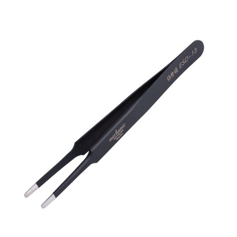 Пинцет монтажный Mechanic ESD 13, прямой, 120 мм, super precision