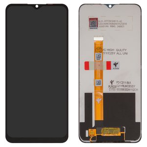Дисплей для Realme C21Y, C25Y, чорний, без рамки, FLYCDI, RMX3261, RMX3263, RMX3265, RMX3268, RMX3269, JT0099 220