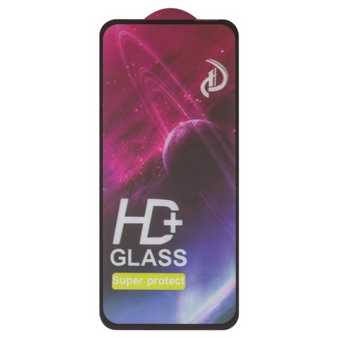 Защитное стекло All Spares для Tecno Spark 30 KL6 , совместимо с чехлом, Full Glue, черный