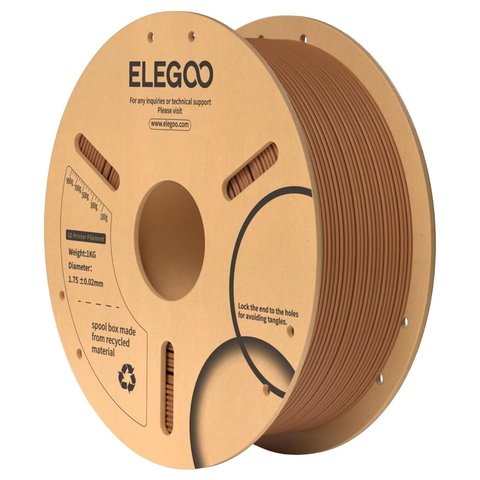 Філамент ELEGOO PLA, коричневий brown , 1 кг