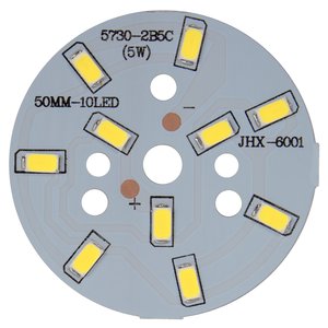 PCB with LEDs 5 W (cold white, 600 lm, 50 mm) PCB with LEDs 5 W (cold white, 600 lm, 50 mm)