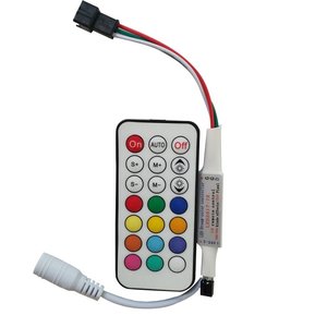Контроллер с радиопультом LED2017-RF (RGB, 1024 пкс, 5-24 В) Контроллер с радиопультом LED2017-RF (RGB, 1024 пкс, 5-24 В)