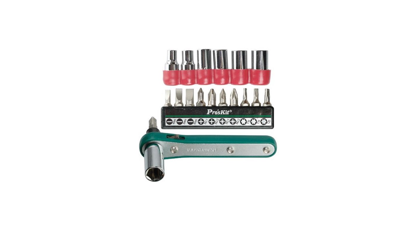 Offset Ratchet & Socket Driver Set Pro'sKit 1PK-202A (Metric Size